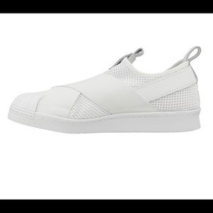 Women’s size 10.5 Adidas Superstar Slip Ons